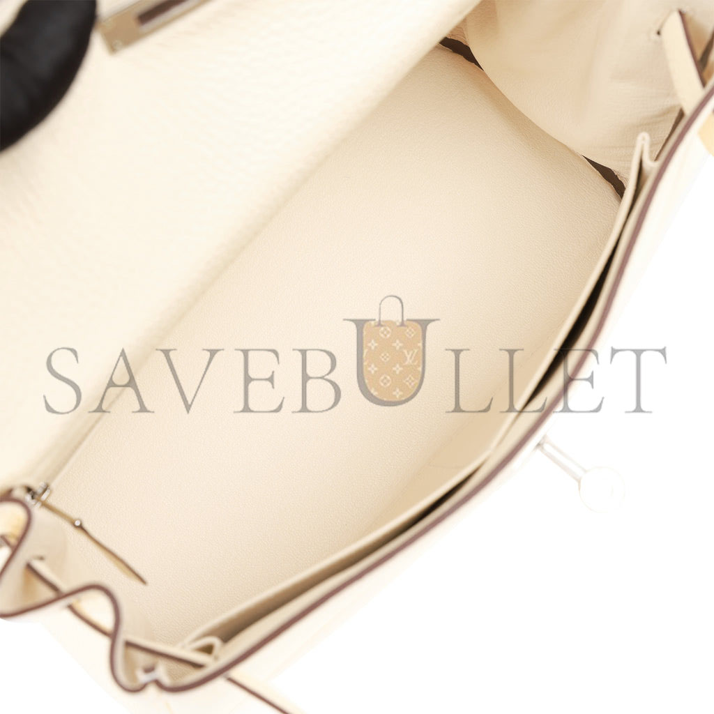 HERMES KELLY RETOURNE 28 NATA CLEMENCE PALLADIUM HARDWARE (28*22*10cm) HERMES KELLY RETOURNE 28 NATA CLEMENCE PALLADIUM HARDWARE (28*22*10cm)