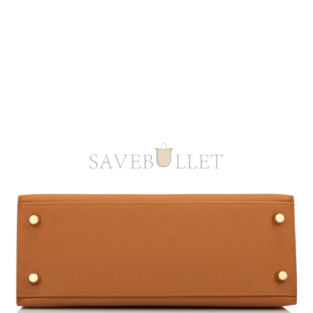 HERMES SPECIAL ORDER (HSS) KELLY SELLIER 25 GOLD AND APRICOT EPSOM GOLD HARDWARE HANDMADE (25*17*7cm) HERMES SPECIAL ORDER (HSS) KELLY SELLIER 25 GOLD AND APRICOT EPSOM GOLD HARDWARE HANDMADE (25*17*7cm)