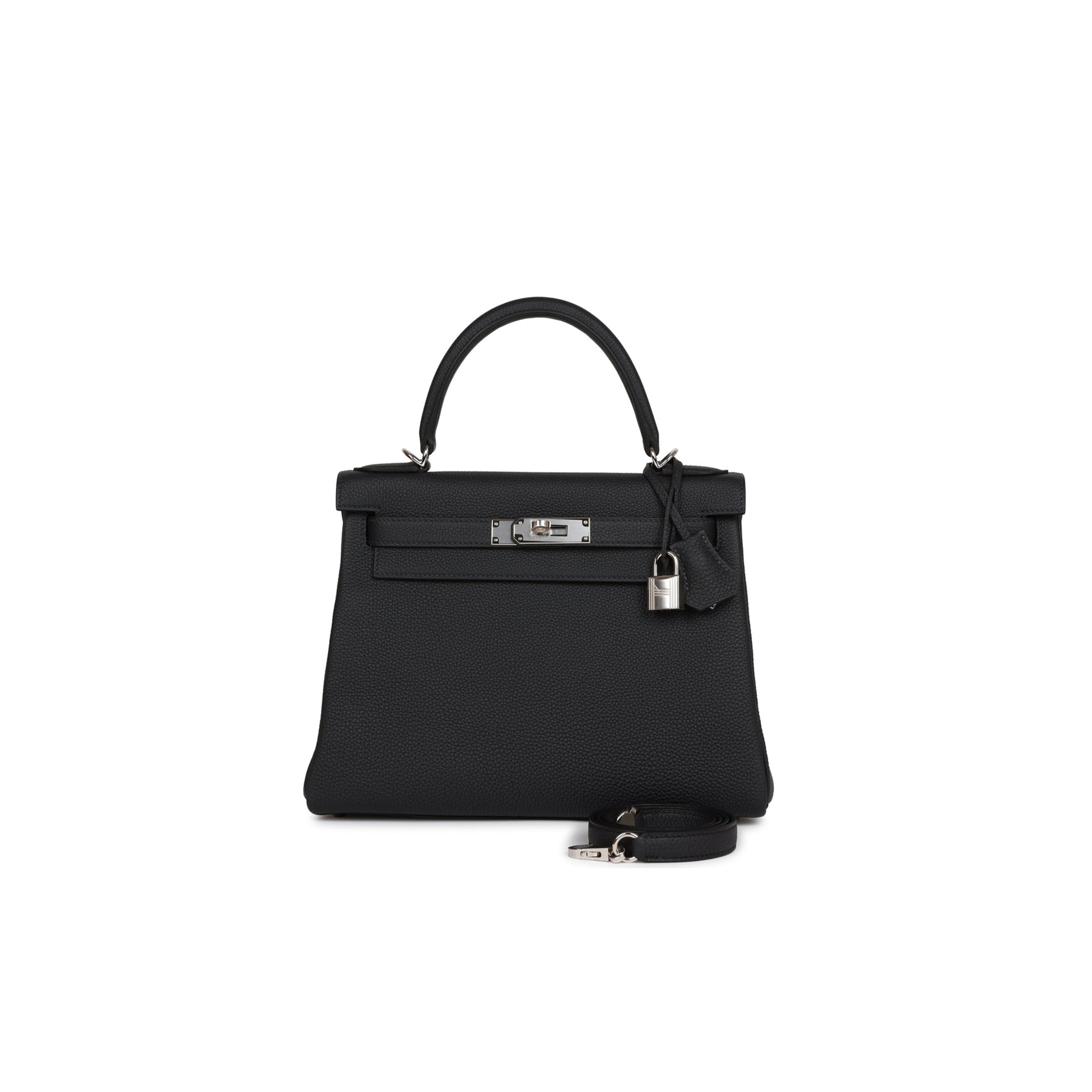 HERMES KELLY RETOURNE 28 CABAN TOGO PALLADIUM HARDWARE (28*22*10cm) HERMES KELLY RETOURNE 28 CABAN TOGO PALLADIUM HARDWARE (28*22*10cm)