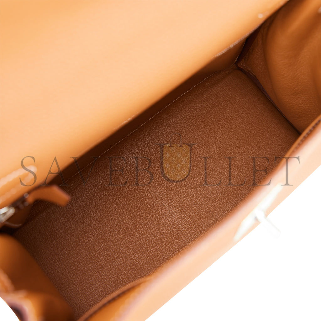 HERMES KELLY RETOURNE 28 GOLD TOGO PALLADIUM HARDWARE (28*22*10cm) HERMES KELLY RETOURNE 28 GOLD TOGO PALLADIUM HARDWARE (28*22*10cm)