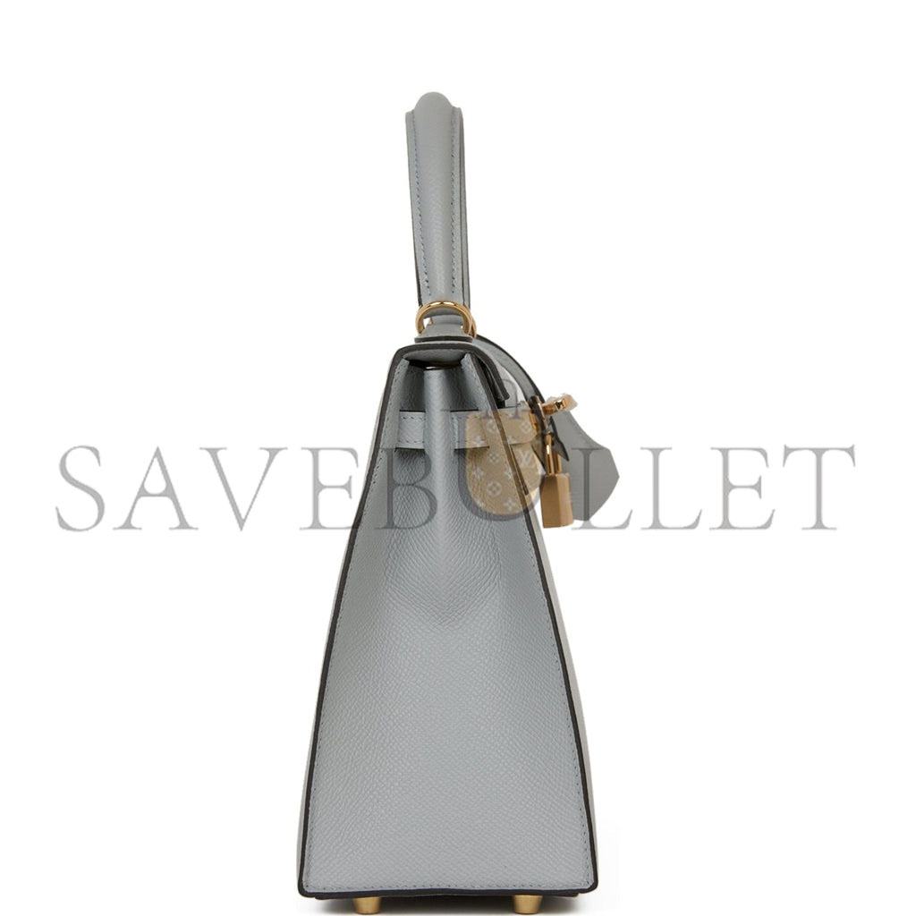HERMES SPECIAL ORDER (HSS) KELLY SELLIER 25 BLEU GLACIER VERSO EPSOM PERMABRASS HARDWARE HANDMADE (25*17*7cm) HERMES SPECIAL ORDER (HSS) KELLY SELLIER 25 BLEU GLACIER VERSO EPSOM PERMABRASS HARDWARE HANDMADE (25*17*7cm)