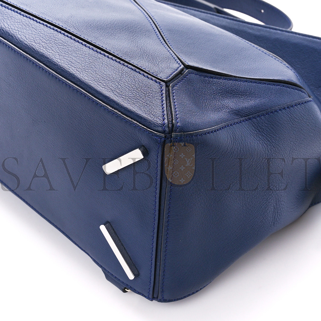 LOEWE CALFSKIN MEDIUM PUZZLE BAG MARINE (29*19.5*14cm)