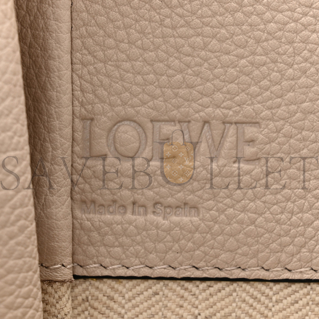 LOEWE GRAINED CALFSKIN SMALL HAMMOCK SHOULDER BAG SAND (30*25*13.5cm)