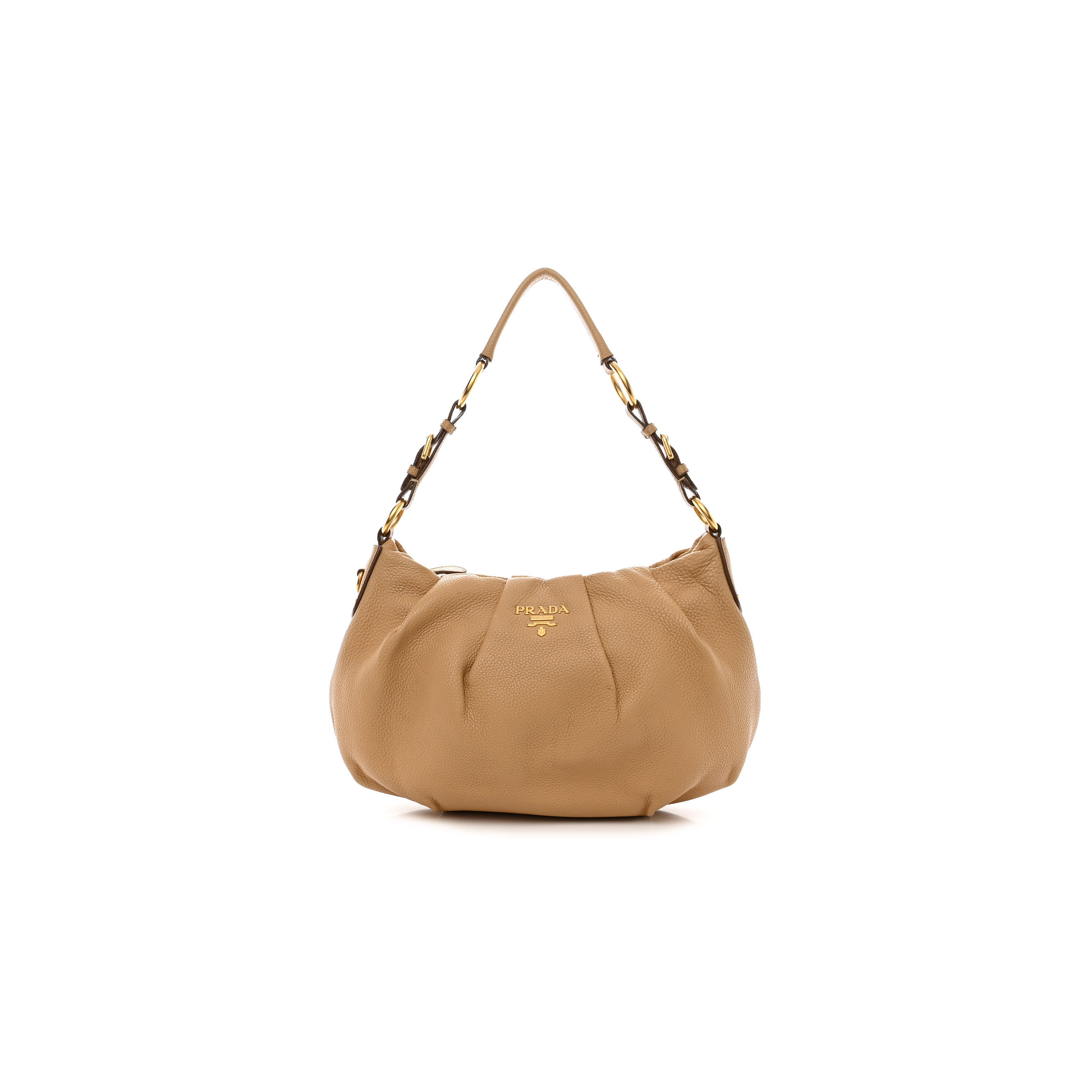 PRADA VITELLO DAINO HOBO SUGHERO (35*23*6cm)