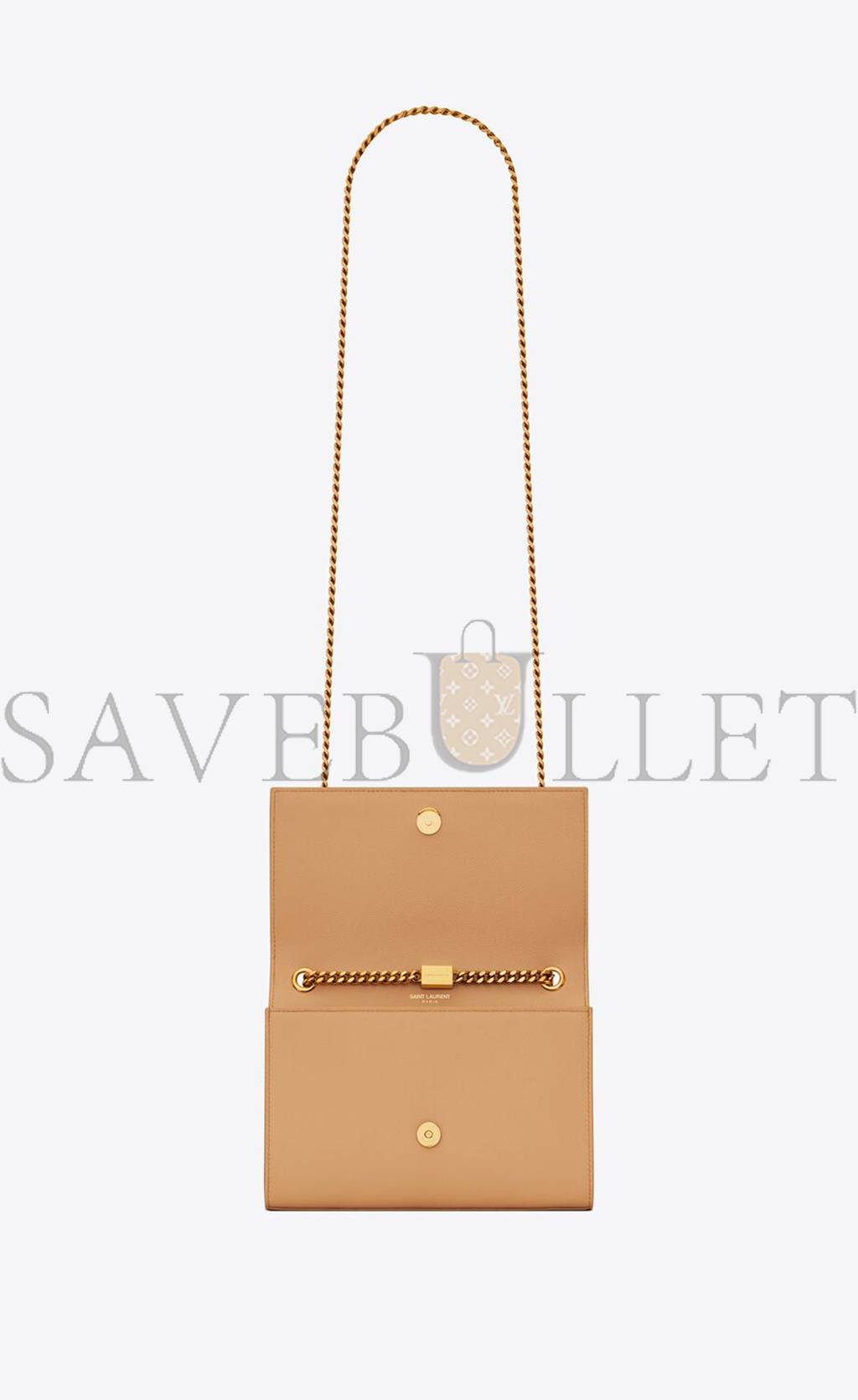 YSL KATE SMALL CHAIN BAG IN GRAIN DE POUDRE EMBOSSED LEATHER 469390BOW0W7019 (20*12.5*5cm)