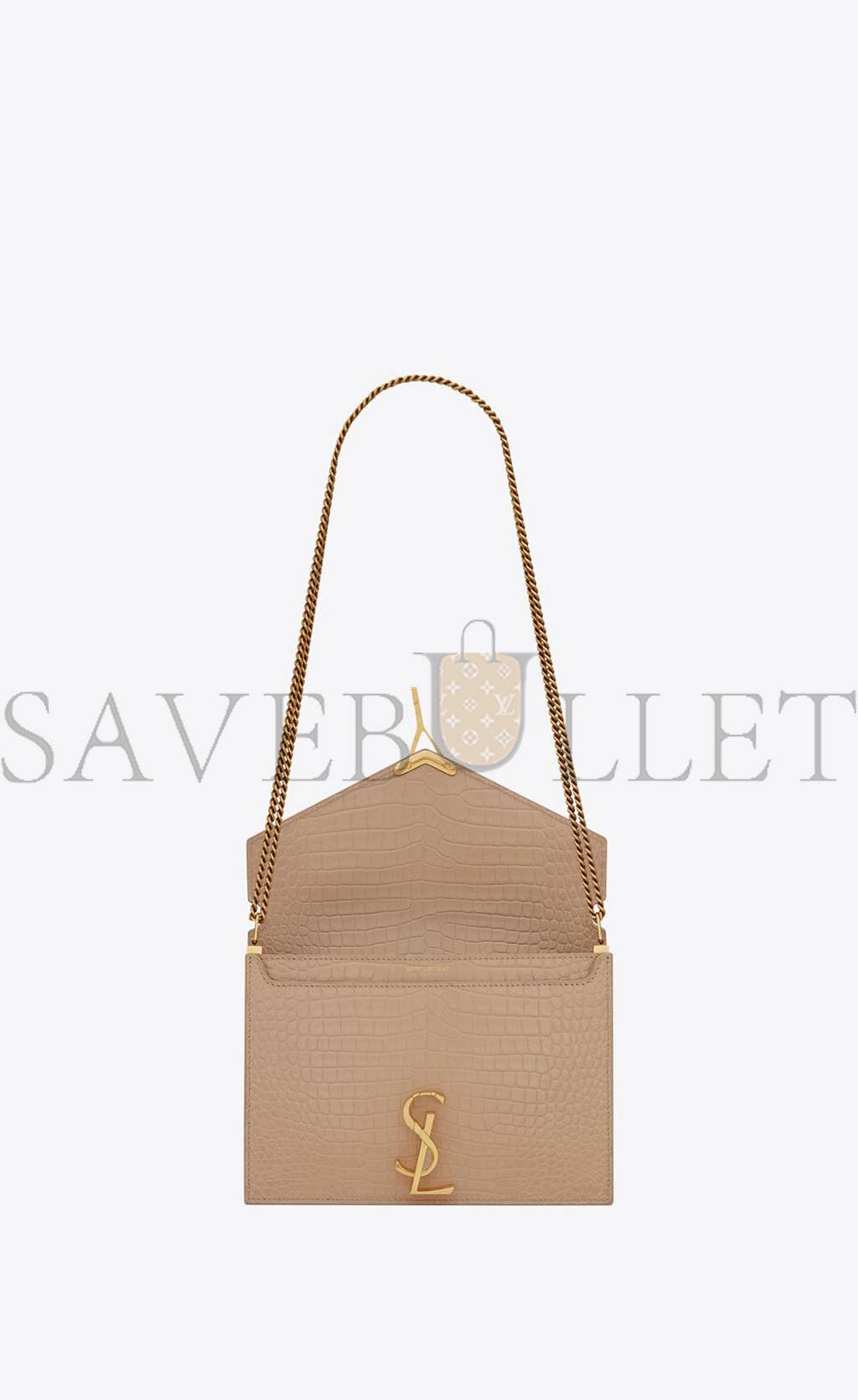 YSL CASSANDRA MEDIUM CHAIN BAG IN CROCODILE-EMBOSSED SHINY LEATHER 532750DND0J2721 (22*16.5*5.5cm) YSL CASSANDRA MEDIUM CHAIN BAG IN CROCODILE-EMBOSSED SHINY LEATHER 532750DND0J2721 (22*16.5*5.5cm)