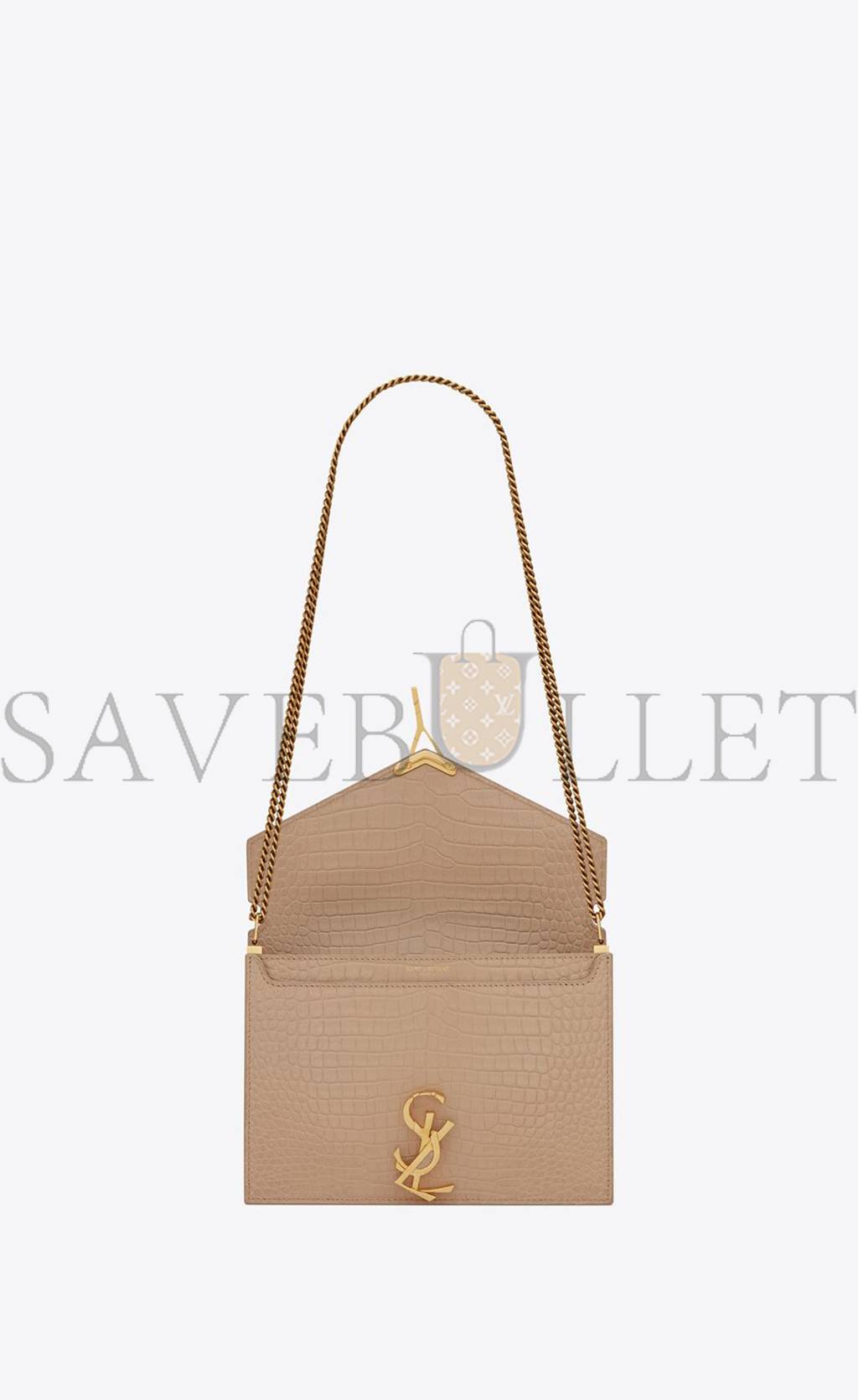 YSL CASSANDRA MEDIUM CHAIN BAG IN CROCODILE-EMBOSSED SHINY LEATHER 532750DND0J2721 (22*16.5*5.5cm) YSL CASSANDRA MEDIUM CHAIN BAG IN CROCODILE-EMBOSSED SHINY LEATHER 532750DND0J2721 (22*16.5*5.5cm)