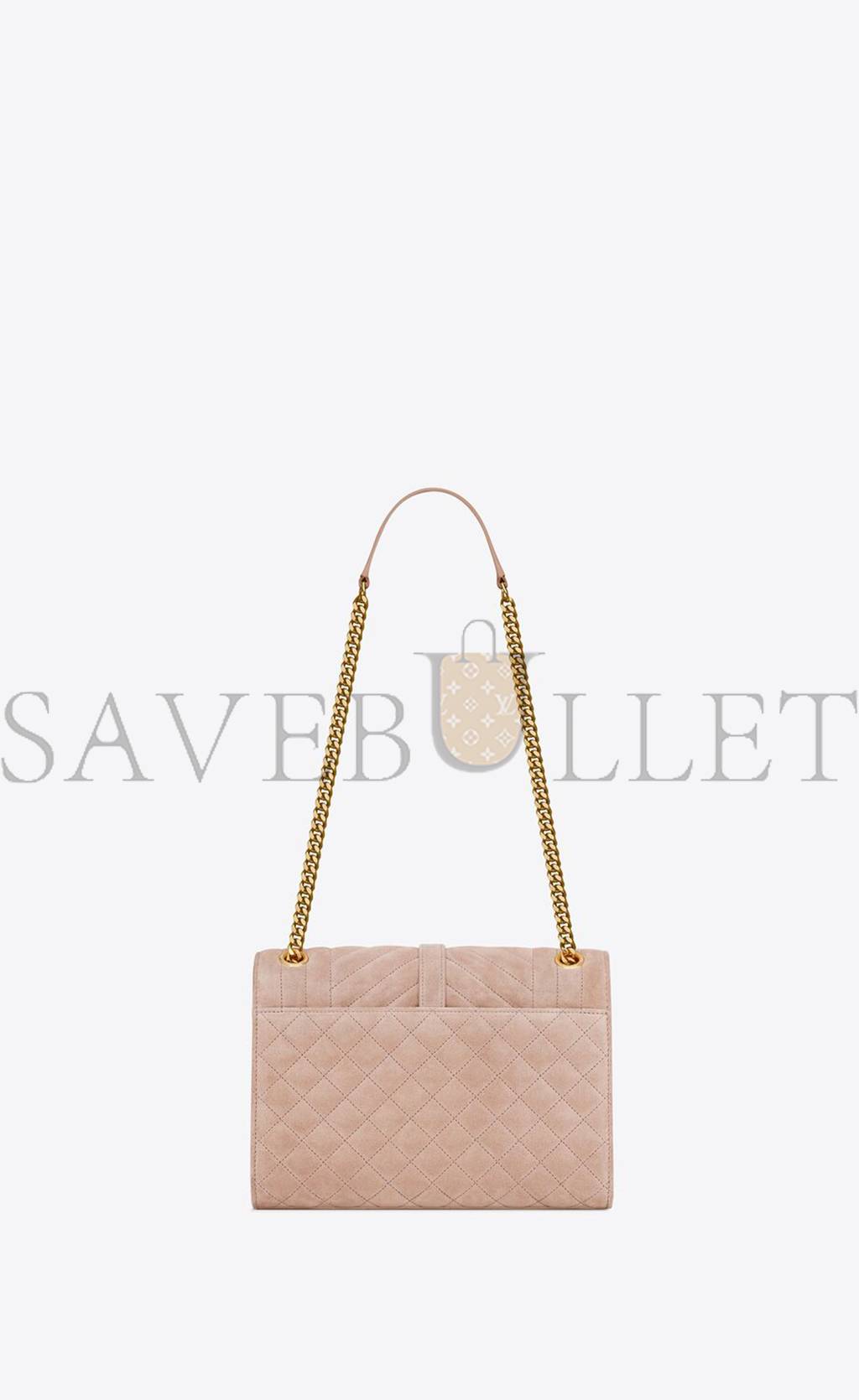 YSL ENVELOPE MEDIUM CHAIN BAG IN MIX MATELASSÉ SUEDE 6001851S7F12738 (24*17.5*6cm) YSL ENVELOPE MEDIUM CHAIN BAG IN MIX MATELASSÉ SUEDE 6001851S7F12738 (24*17.5*6cm)