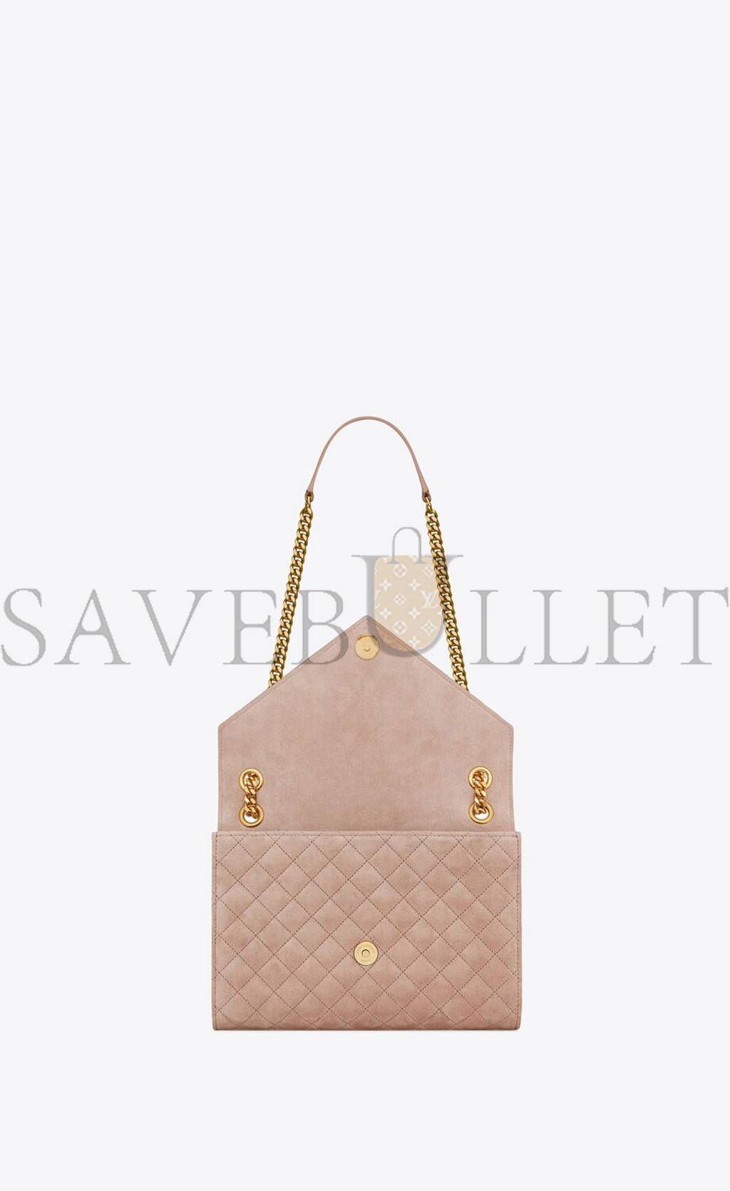 YSL ENVELOPE MEDIUM CHAIN BAG IN MIX MATELASSÉ SUEDE 6001851S7F12738 (24*17.5*6cm) YSL ENVELOPE MEDIUM CHAIN BAG IN MIX MATELASSÉ SUEDE 6001851S7F12738 (24*17.5*6cm)