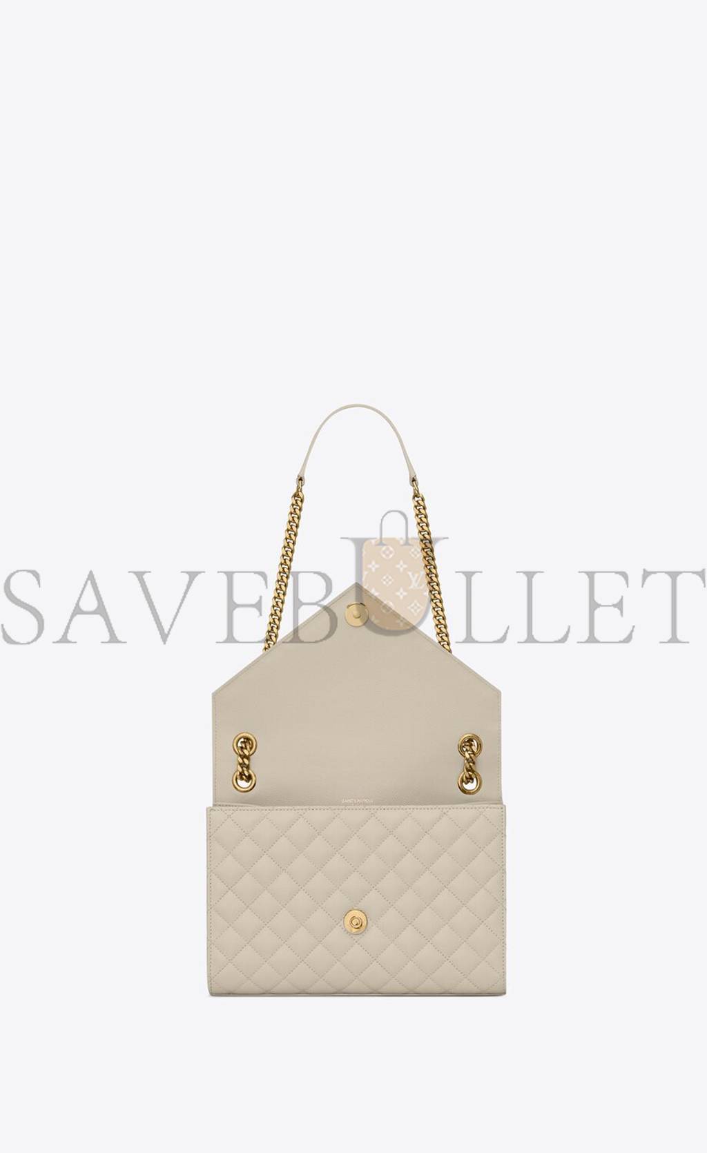 YSL ENVELOPE MEDIUM CHAIN BAG IN MIX MATELASSÉ GRAIN DE POUDRE EMBOSSED LEATHER 600185BOW919207 (24*17.5*6cm) YSL ENVELOPE MEDIUM CHAIN BAG IN MIX MATELASSÉ GRAIN DE POUDRE EMBOSSED LEATHER 600185BOW919207 (24*17.5*6cm)