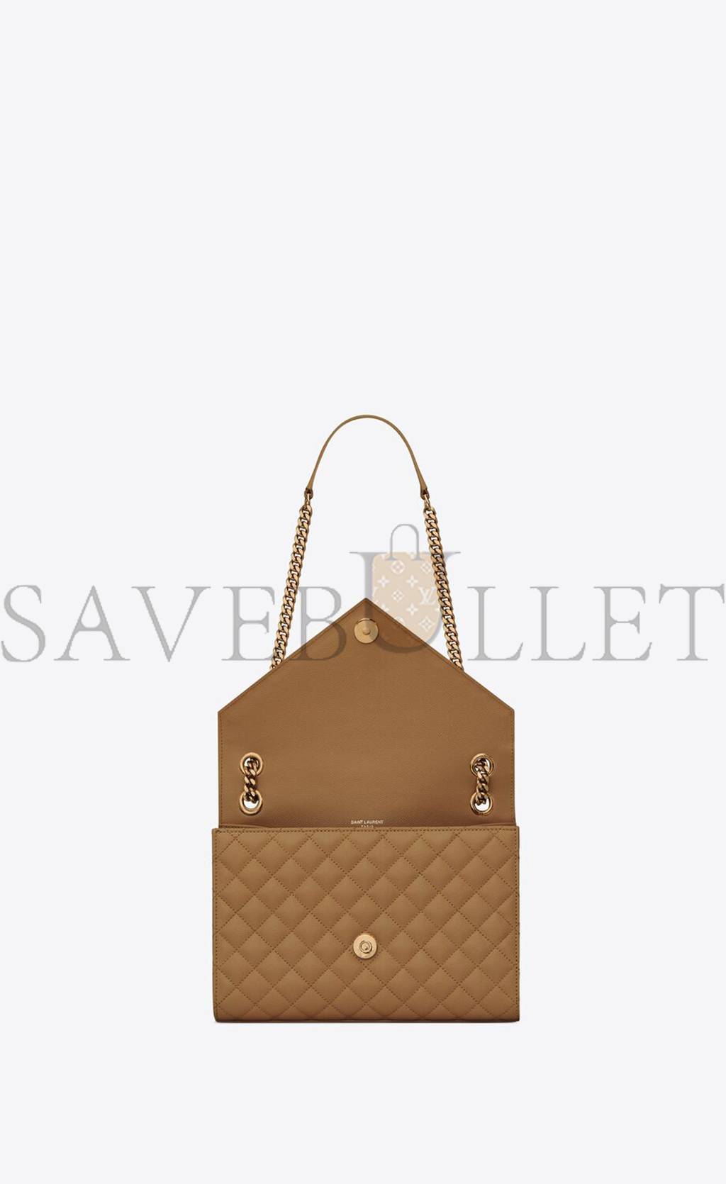 YSL ENVELOPE MEDIUM CHAIN BAG IN MIX MATELASSÉ GRAIN DE POUDRE EMBOSSED LEATHER 600185BOW973334 (24*17.5*6cm) YSL ENVELOPE MEDIUM CHAIN BAG IN MIX MATELASSÉ GRAIN DE POUDRE EMBOSSED LEATHER 600185BOW973334 (24*17.5*6cm)