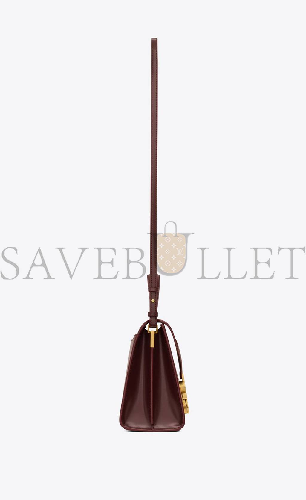 YSL CASSANDRA MEDIUM TOP HANDLE BAG IN BOX SAINT LAURENT LEATHER 6239310SX0W2045 (24.5*20*11.5cm)