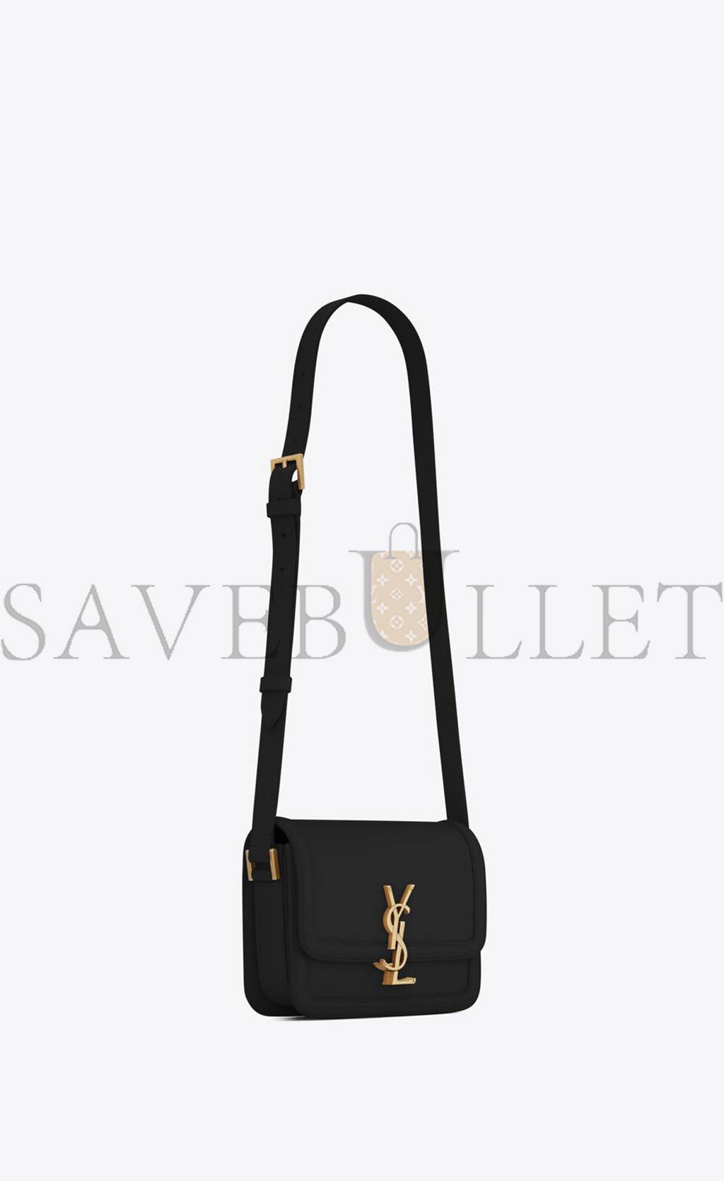 YSL SOLFERINO SMALL SATCHEL IN BOX SAINT LAURENT LEATHER 6343060SX0W1000 (19*13*5cm)