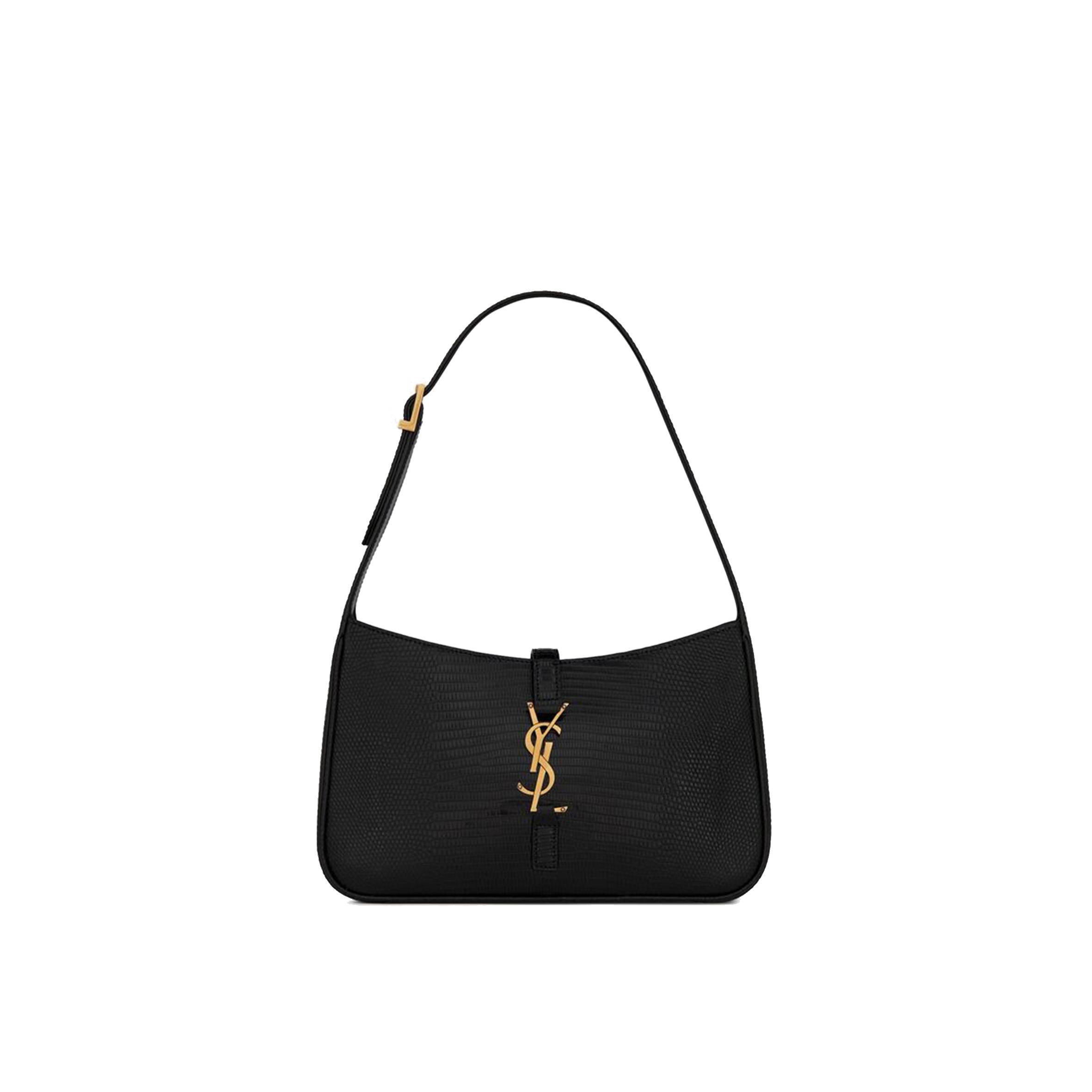 YSL LE 5 A 7 IN LIZARD SHINY LEATHER 657228EAAAU1000 (23*16*6.5cm)