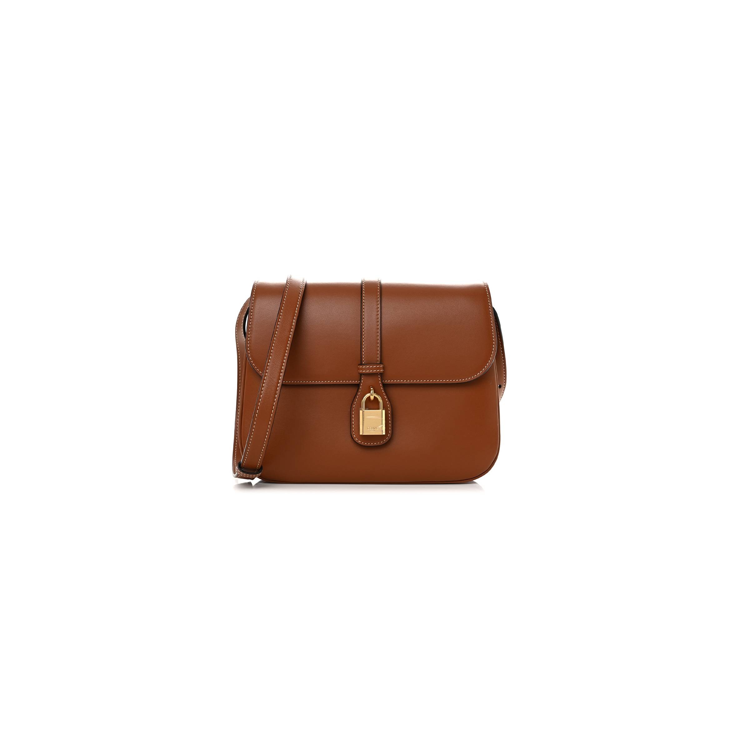 CELINE SMOOTH CALFSKIN MEDIUM TABOU TAN (23*18*4cm)